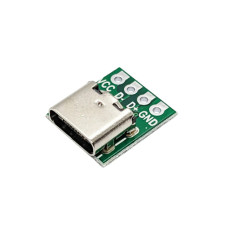 Плата-переходник USB Type-C 3.1 16pin на DIP 2.54мм, 10шт, тестовая PCB