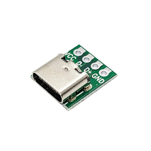 Плата-переходник USB Type-C 3.1 16pin на DIP 2.54мм, 10шт, тестовая PCB