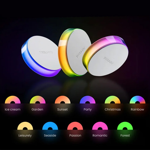 Светильник ночник с датчиком движения 750мАч RGB, магнитный, Yeelight