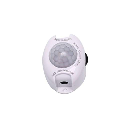 Инфракрасный датчик движения 5-24В для LED ленты, 30-600с настраиваемый