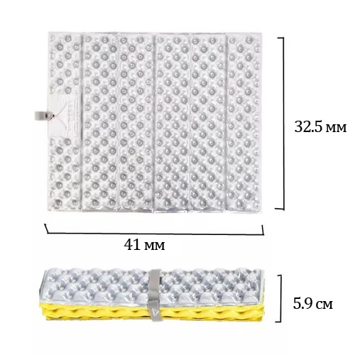 Коврик сидушка туристический складной 32.5x41x1см IXPE, Widesea