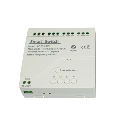 Zigbee RF модуль реле 4 канала выключатель для умного дома 220В 10/16А