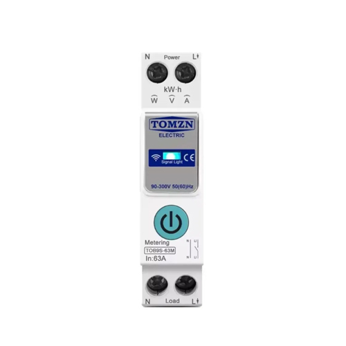 Wi-Fi умный выключатель TOMZN TOB9S-63M 63А DIN, энергомониторинг