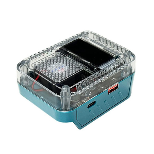 Адаптер питания от аккумулятора Makita 18В с дисплеем и USB Type-C PD3.1