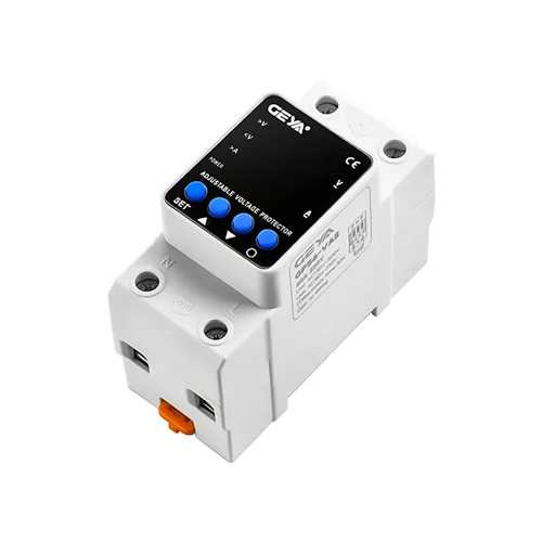Реле контроля напряжения и тока с ЖК, 220В, 63А, 2DIN, GEYA GPS6-VA5 2P