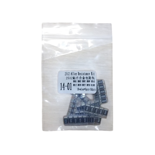Резисторы SMD 2512 1Вт 50шт 1% 0.001-0.1Ом