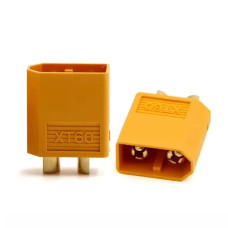 Разъем питания силовой XT60 60A 2pin, папа для RC