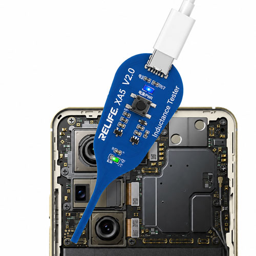 Тестер индуктивности RELIFE XA5 V2.0 для диагностики печатных плат, бесконтактный