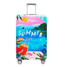 Чехол для дорожного чемодана на чемодан защитный 25-28" L, Summer2