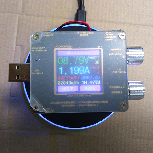 Беспроводное зарядное устройство Qi, 5-9В 1.2А 10Вт QC3.0, GY-68