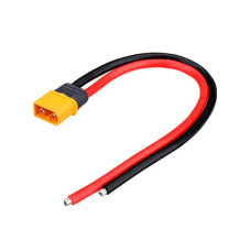 Кабель силовой Amass XT60 10см 12AWG 60А, папа