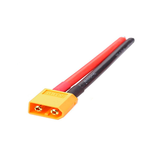 Кабель силовой Amass XT60 15см 12AWG 60А, папа