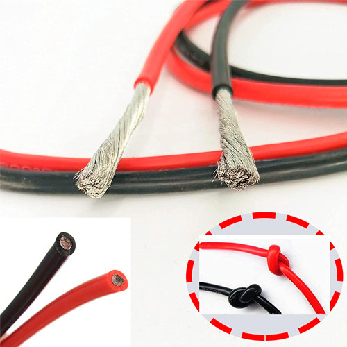Провод медный 12AWG 600В 4.5мм 100м, в силиконовой изоляции, черный
