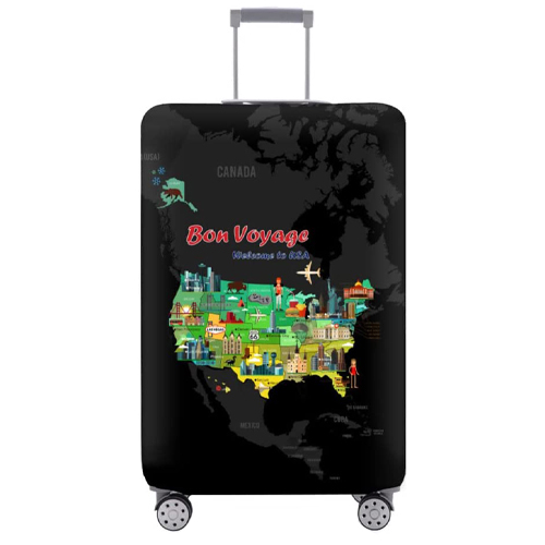 Чехол для дорожного чемодана на чемодан защитный 29-32" XL, Bon Voyage